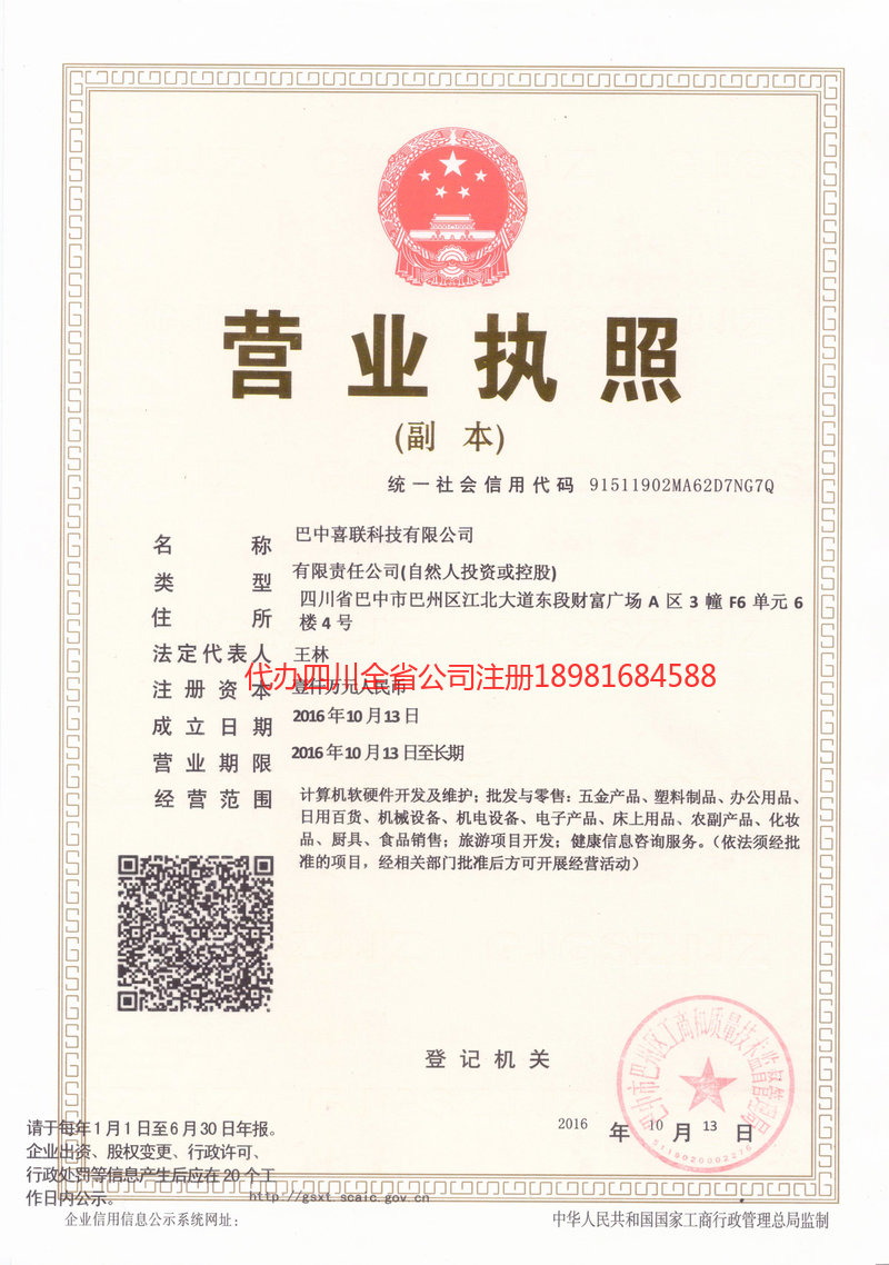 青岛青岛喜联科技有限公司